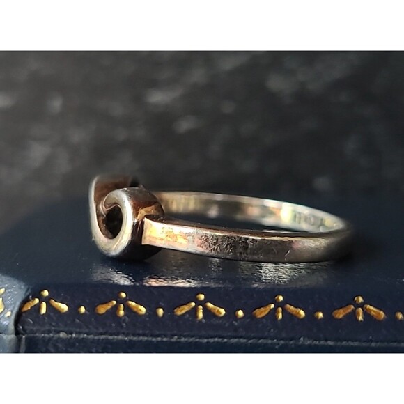 925 Sterling Silver Infinity Symbol Ring Vintage, SIZE US 7 - Picture 7 of 10